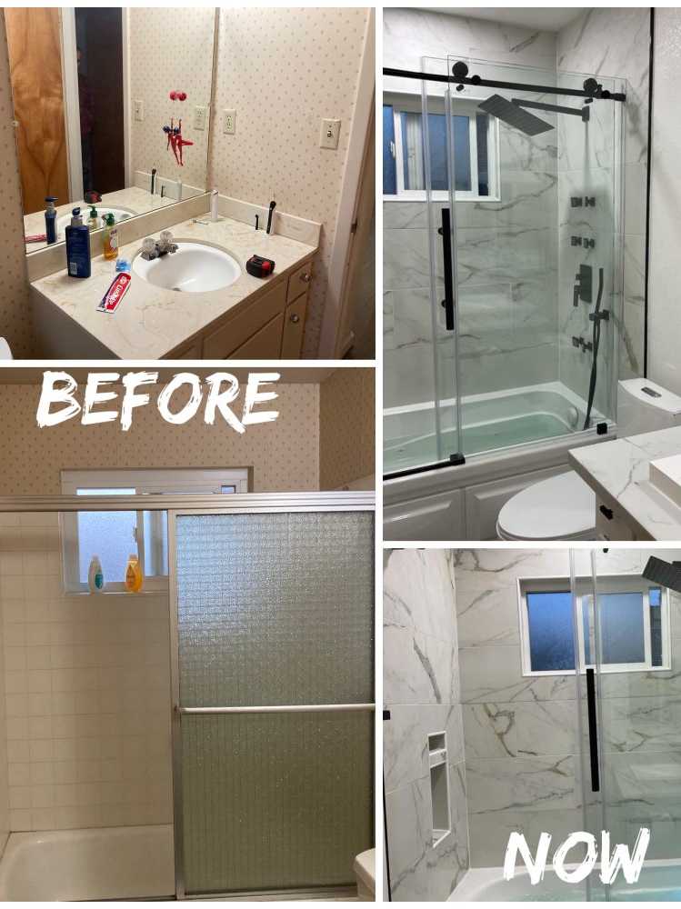 Bathroom remodel completed