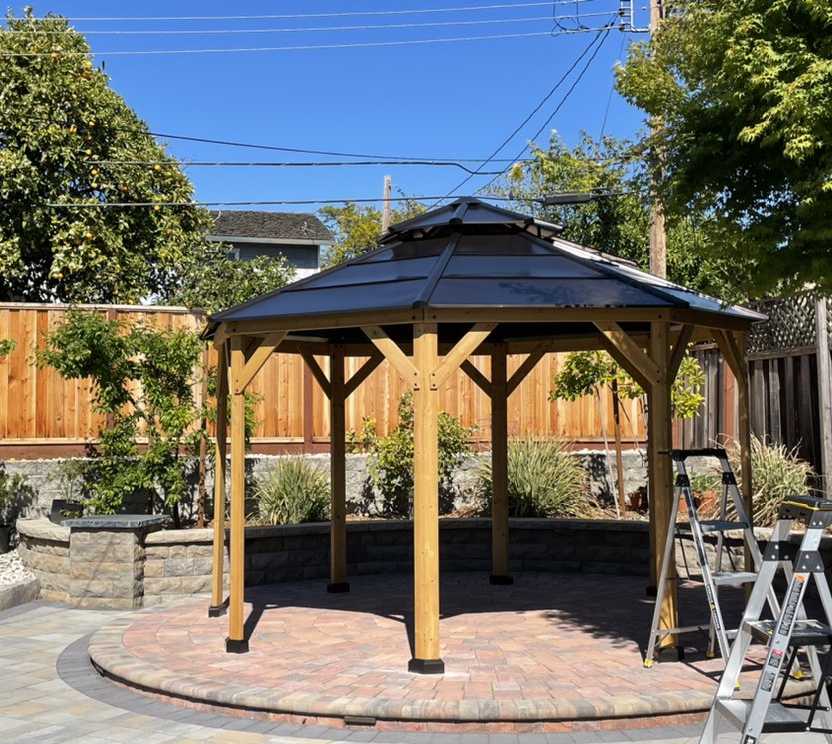 Gazebo construction project